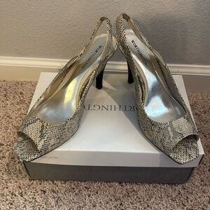Women’s snake skin heel